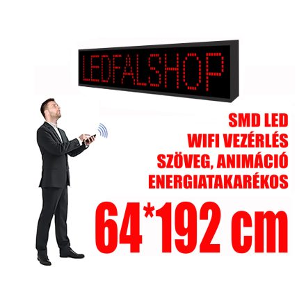 Outdoor LED Display (64x192 cm) - Blue - P10