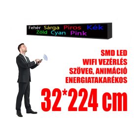 Outdoor LED Display (32x224 cm) - 7 Color - P10