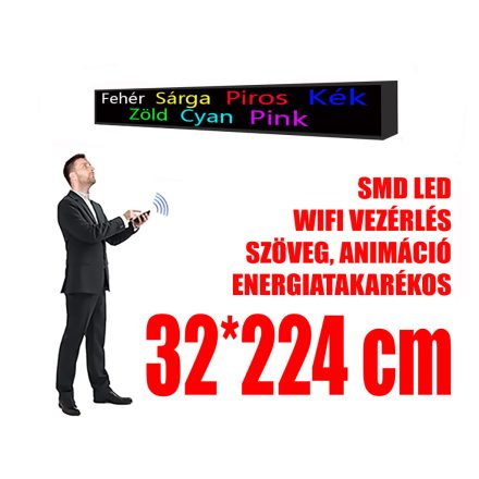 Outdoor LED Display (32x224 cm) - 7 Color - P10