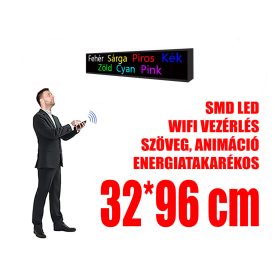 Outdoor LED Display (32x96 cm) - 7 Color - P10