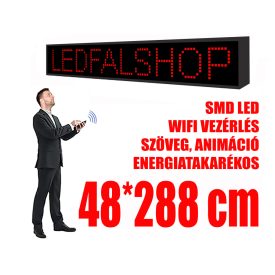 Outdoor LED Display (48x288 cm) - Yellow - P10