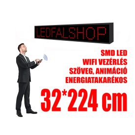 Outdoor LED Display (32x224 cm) - Pink - P10