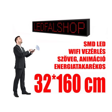 Outdoor LED Display (32x160 cm) - Pink - P10