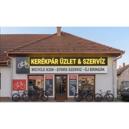 Kültéri fényújság (32x256 cm) - Sárga - P10
