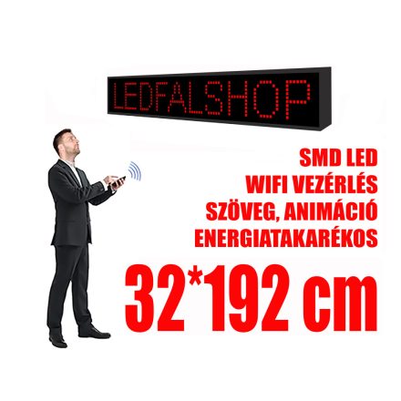 Outdoor LED Display (32x192 cm) - Green - P10