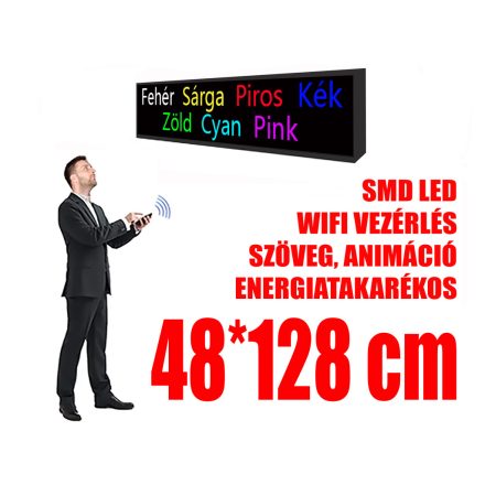 Outdoor LED Display (48x128 cm) - 7 Color - P10