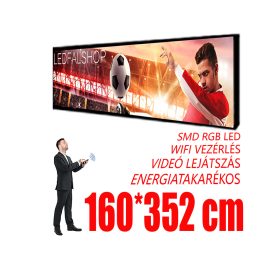 Beltéri fényújság - Színes (160x352 cm) P2