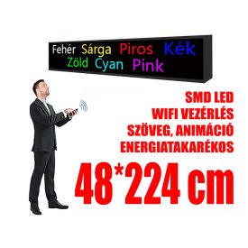 Outdoor LED Display (48x224 cm) - 7 Color - P10