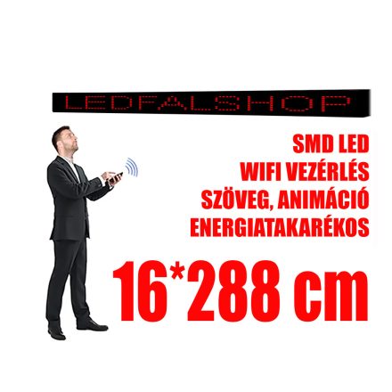 Outdoor LED Display (16x288 cm) - Red - P10
