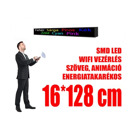 Outdoor LED Display (16x128 cm) - 7 Color - P10