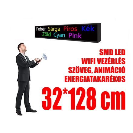 Outdoor LED Display (32x128 cm) - 7 Color - P10
