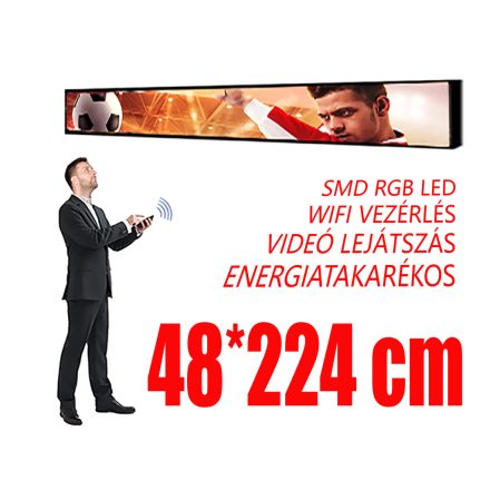 Indoor LED Display - Full RGB (48x224 cm) P2