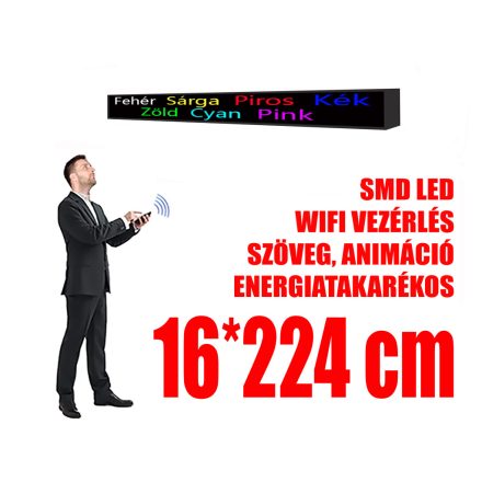Outdoor LED Display (16x224 cm) - 7 Color - P10