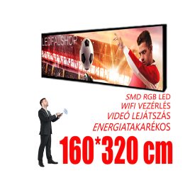 Beltéri fényújság - Színes (160x320 cm) P2