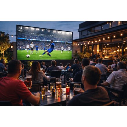 Kültéri LEDfal P3 – 11,5 m² – 16:9 Profi Videófal