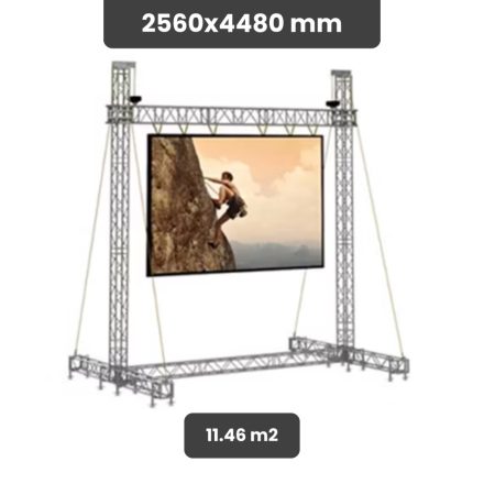 Kültéri színes ledfal (P 5 mm) 11,5 m2 / 2,6 x 4,5 m